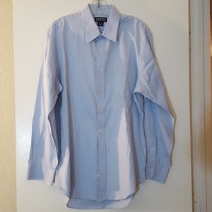LANDS' END Light Blue Shirt NWOT Size 16-1/2